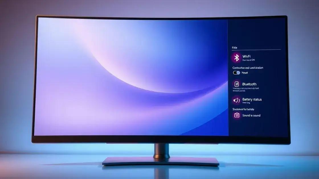 Navigating quick settings quickly